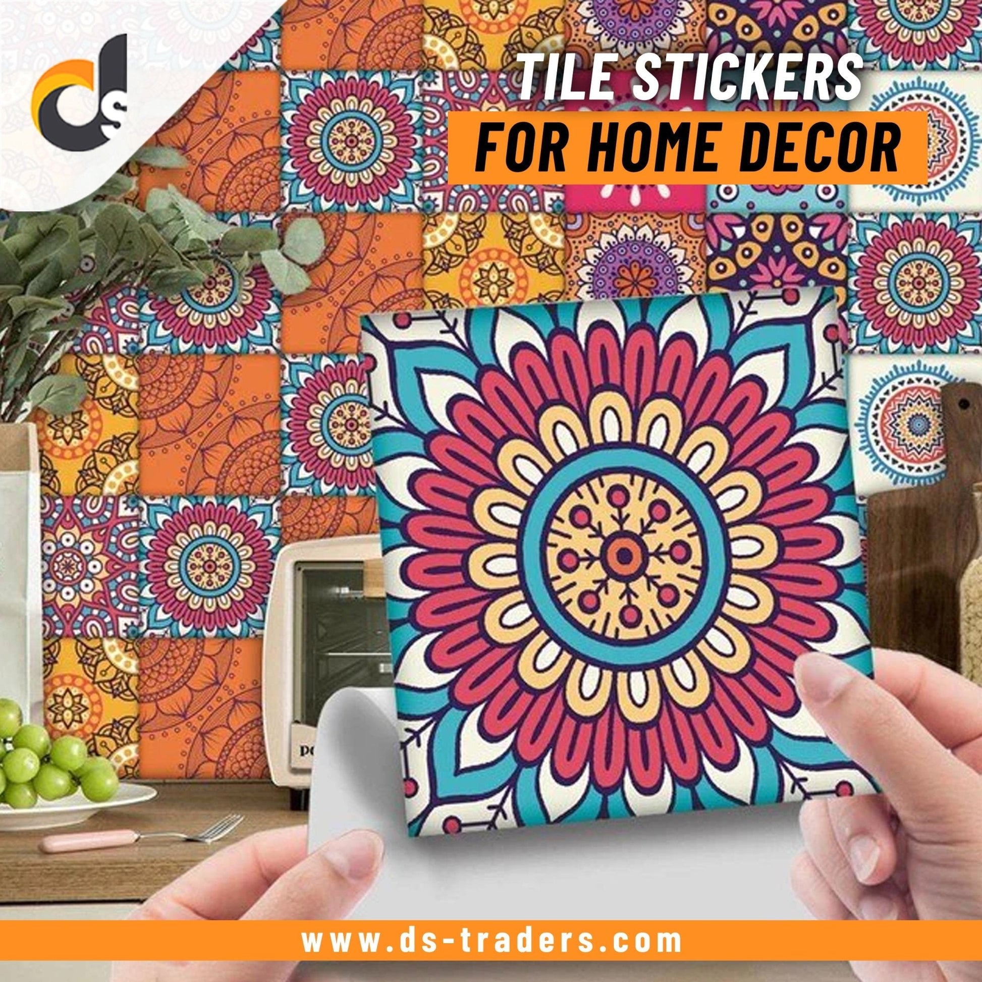 12pcs Self Adhesive Tile Stickers for Home Decor - Easy Wholesale