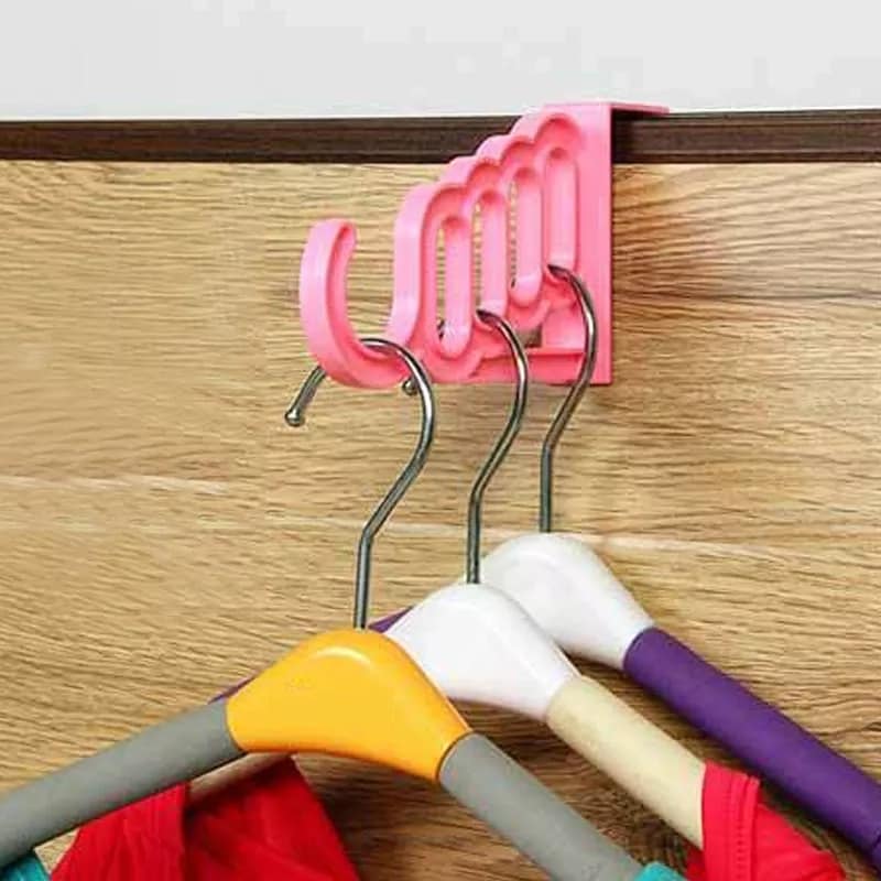 1 pc 5 Hole Plastic Organizer Door Hooks.