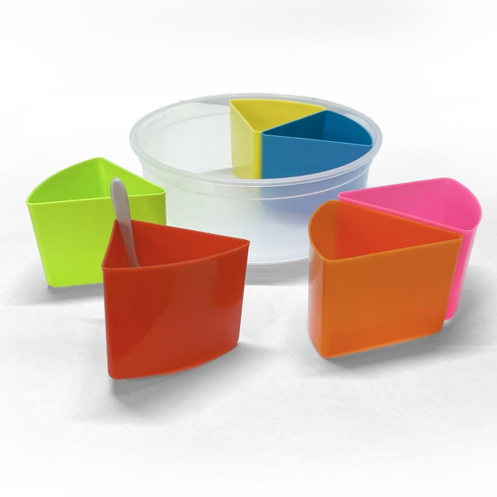 6 Cell Colorful Spice Rack Set. - Easy Wholesale