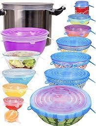 6 Pieces Silicon Lids - Easy Wholesale