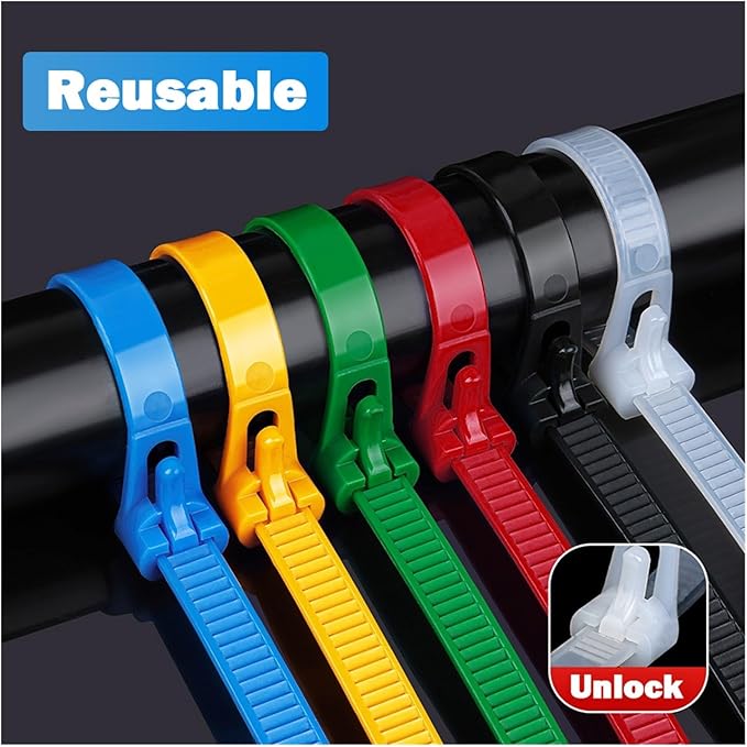 Reusable Cable Ties (Pack Of 50)