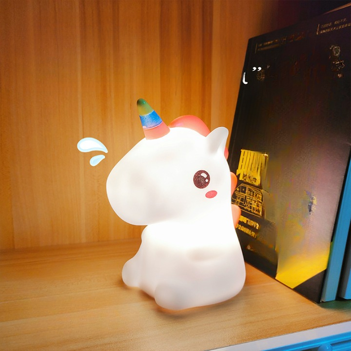 Rainbow Unicorn Multicolor Led Table Lamp