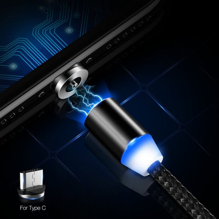 Magnetic USB Data Charging Cable for Type-C
