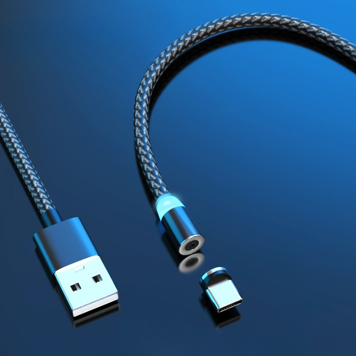 Magnetic USB Data Charging Cable for Type-C