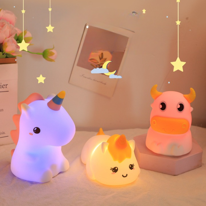 Rainbow Unicorn Multicolor Led Table Lamp
