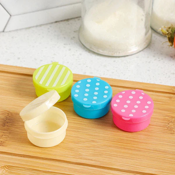 Pack of 4- Mini Portable Sauce Salad Seasoning Bottles
