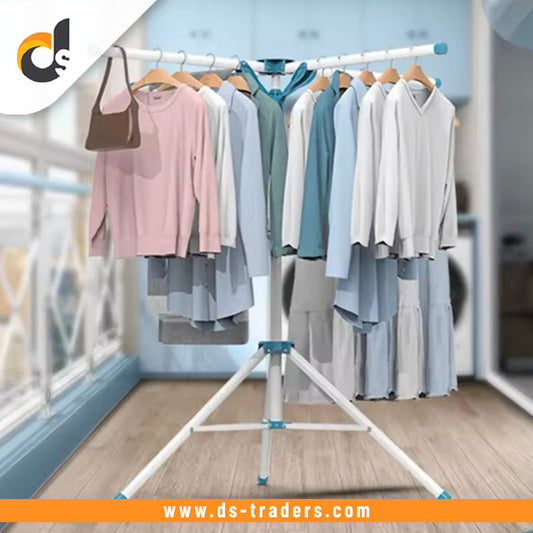 Foldable Tripod Cloth Drying Rack