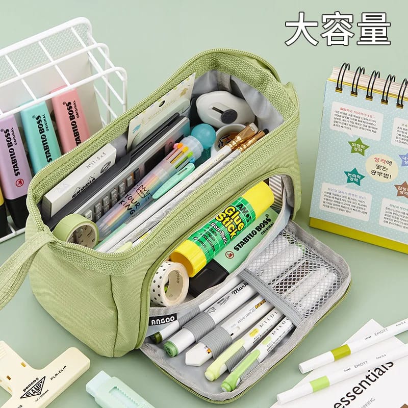 Kawaii Large Capacity Multi-purpose Stationary & Cosmetic Pouch
