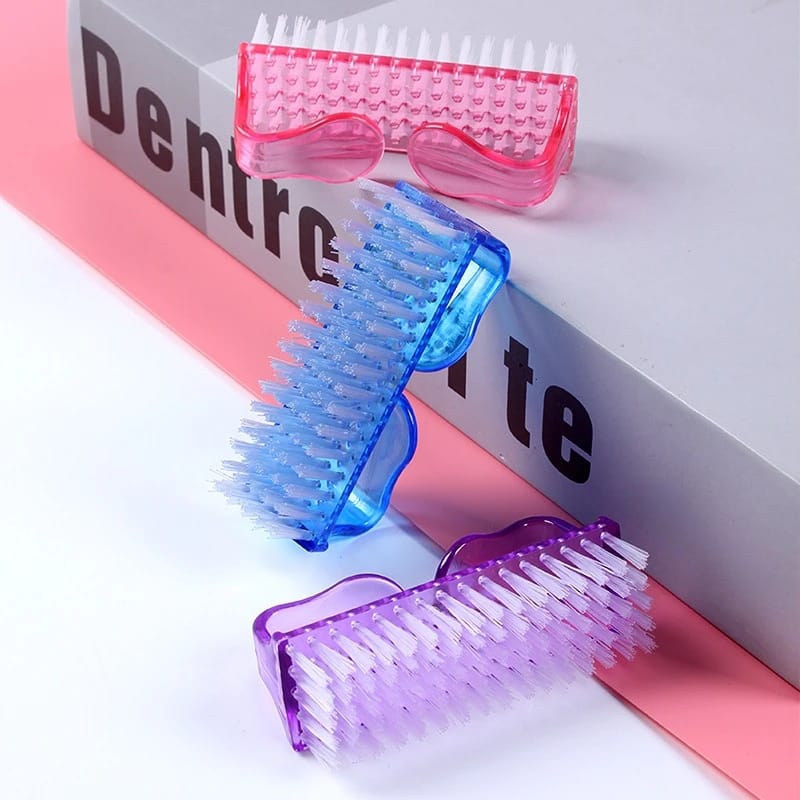 2pcs - Cleaning Nail Brush Tools Plastic Dust Cleaner Brushes.