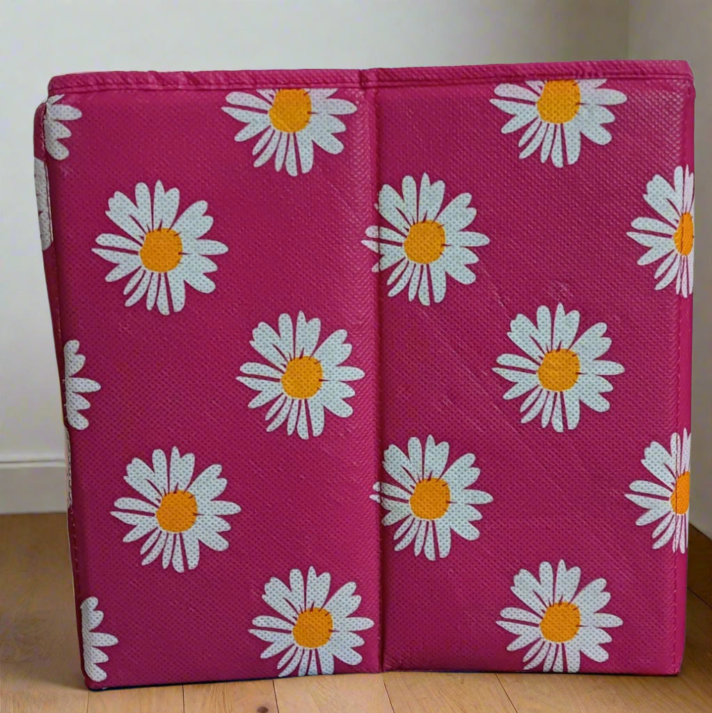 Non-Woven Printed Cube Storage Box