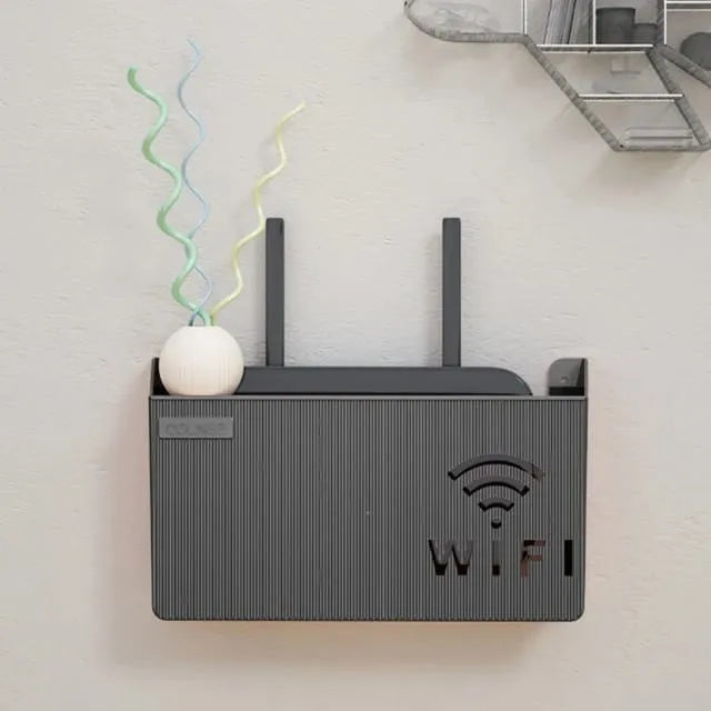 Wall Mounted Wireless Wifi Router Shelf