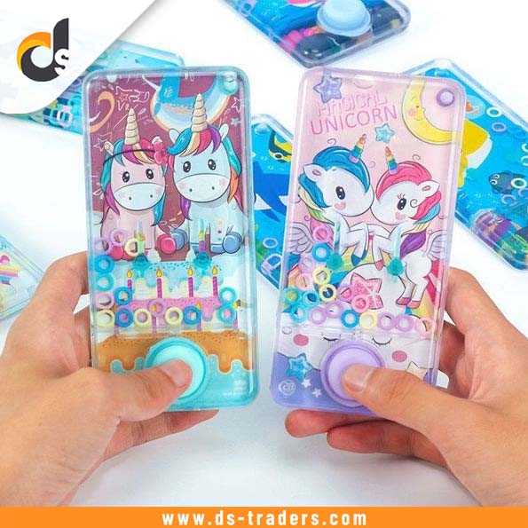 Cartoon Printed Hand Held Water Ring Game