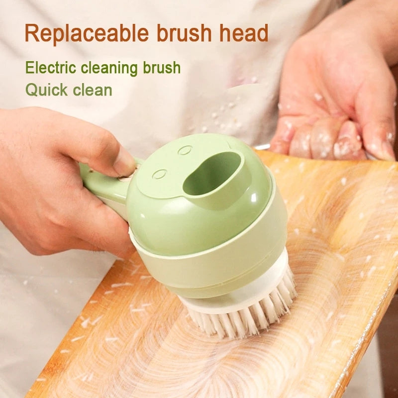 4 In 1 Handheld USB Charging Electric Ginger Masher Machine.