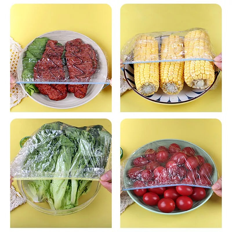 100pcs Disposable Colorful Food Wraps
