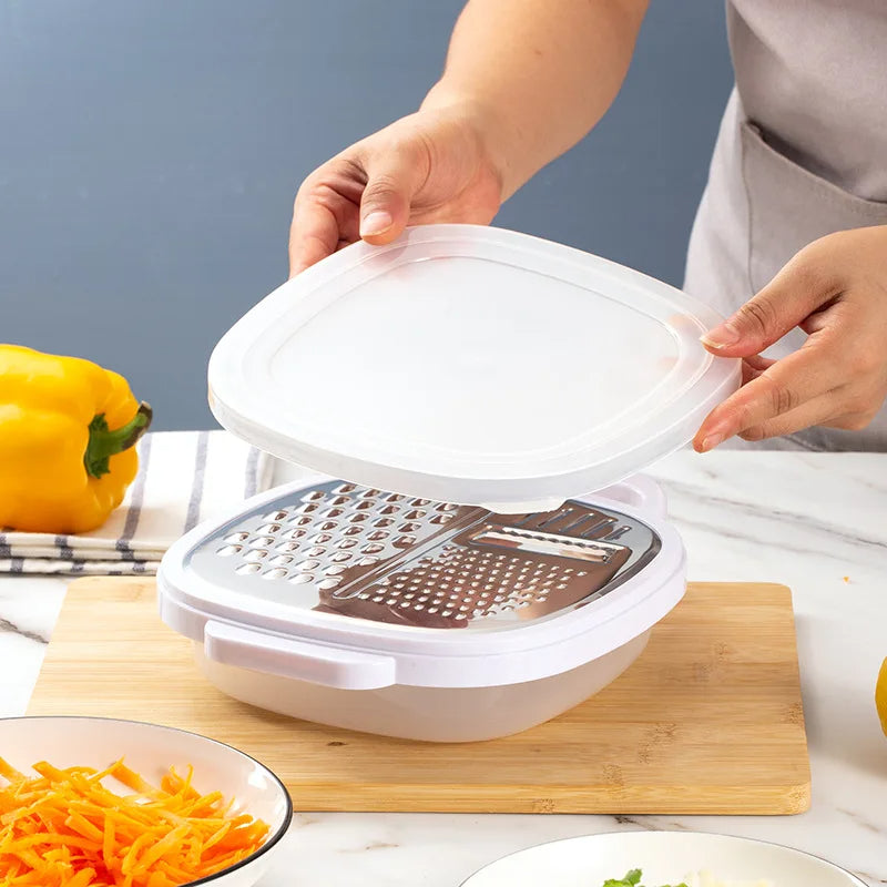 Multi-functional Vegetable Grater with Storage Box
