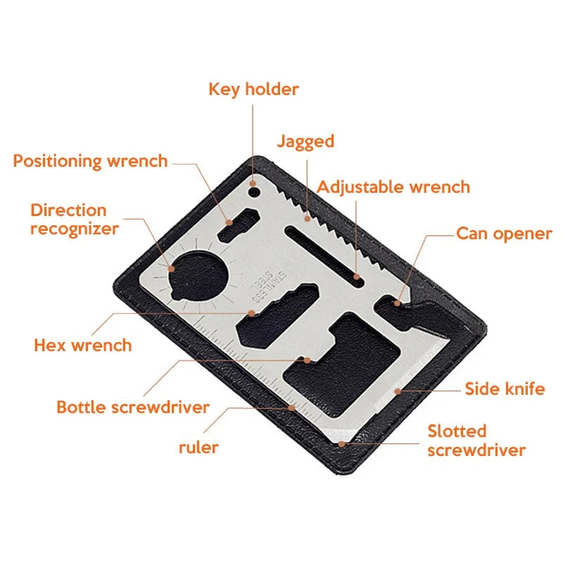 11 In 1 Stainless Steel Multifunctionl Tool
