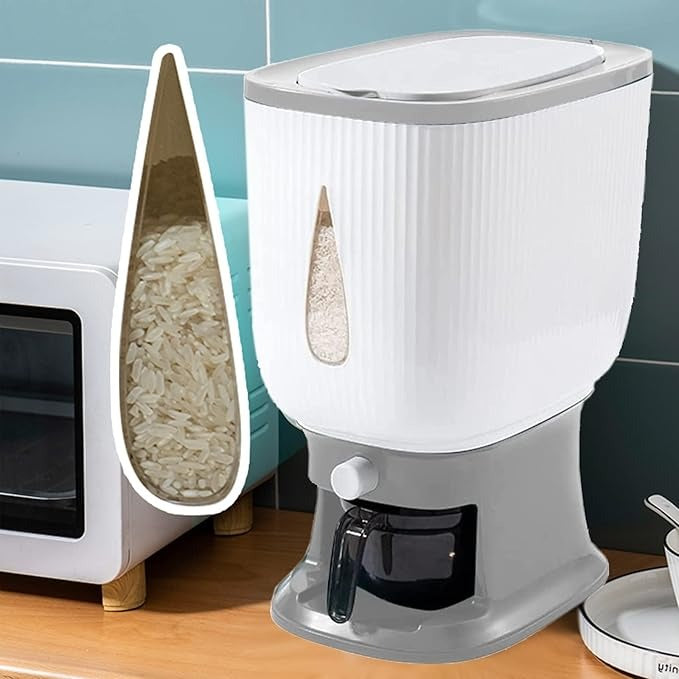 Modern Style Rice Dispenser With 10 KG Capacity