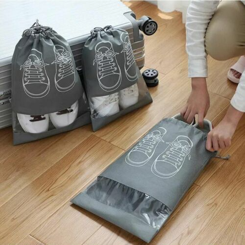 Shoes Storage Bag Closet Organizer Travel Portable Waterproof Pocket