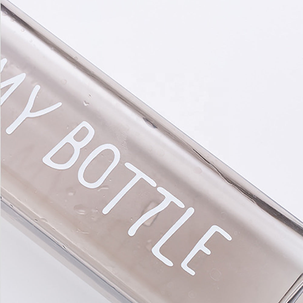 Square Design Plastic Water Bottle