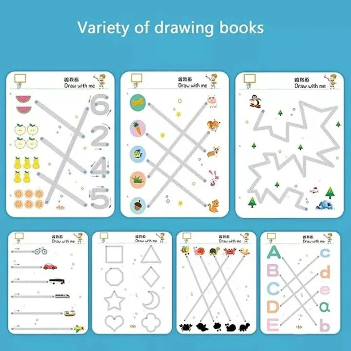 Trace and Learn: A Fun 64-Page Practice Workbook
