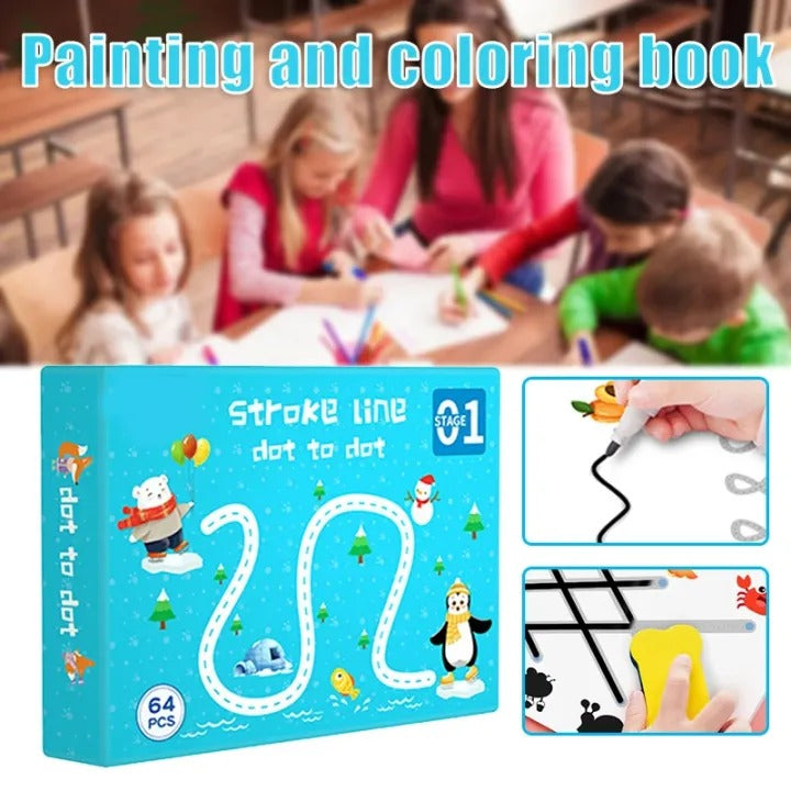 Trace and Learn: A Fun 64-Page Practice Workbook