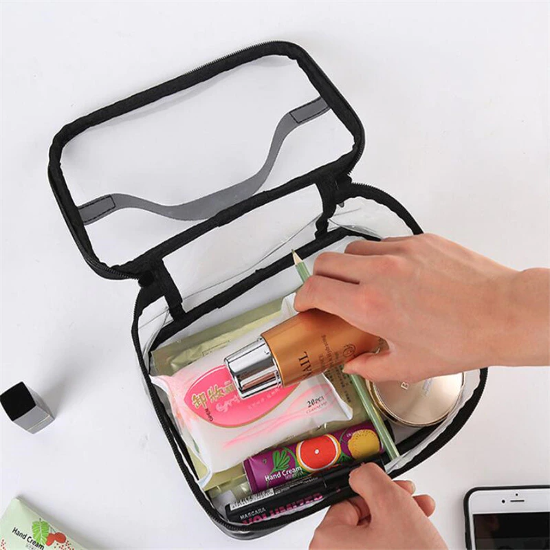 Waterproof Transparent PVC Cosmetic Bag.