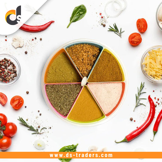 6 Cell Colorful Spice Rack Set.