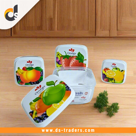 4 Pcs Mini Fresh Keeping Storage Jar