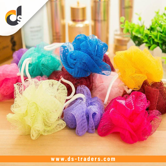 Flower Bath Body Scrubber Rub.