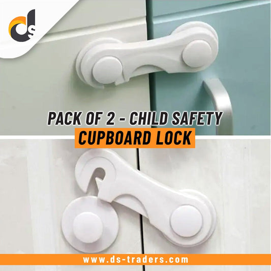 Pack Of 2 Child Saftey Cupboard Lock - Easy Wholesale