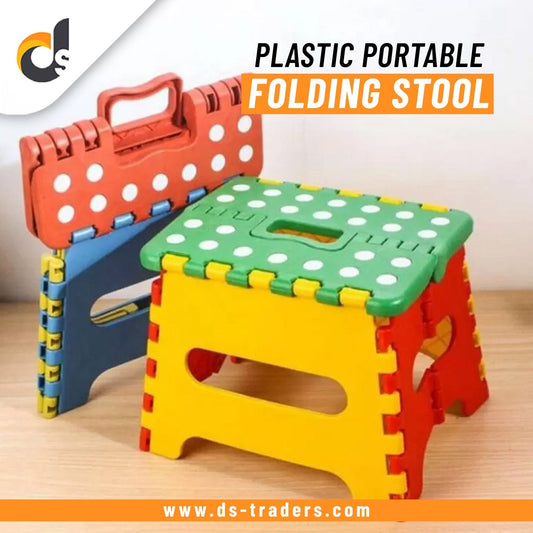 Plastic Portable Folding Stool for Kids - Easy Wholesale