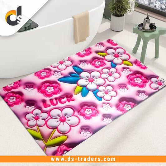 3D Prints Bathroom Non-Slip Floor Mat