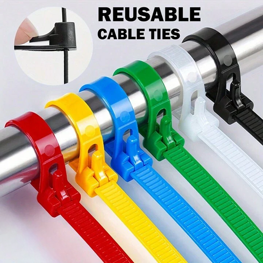 Reusable Cable Ties (Pack Of 50)