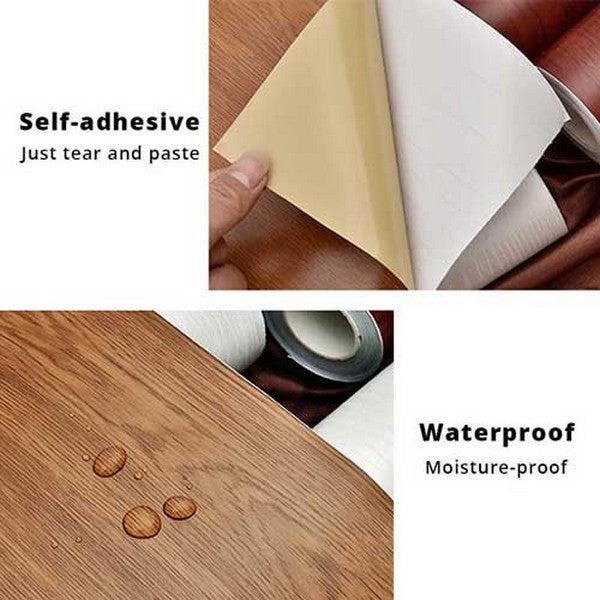 Wood Texture Wall Sheet (60cmx2m)