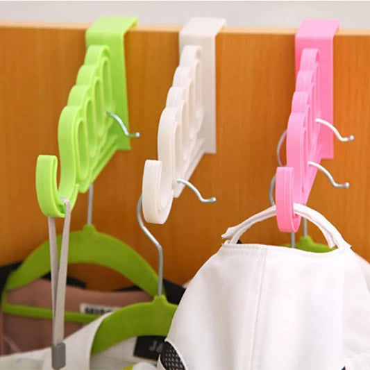 1 pc 5 Hole Plastic Organizer Door Hooks.