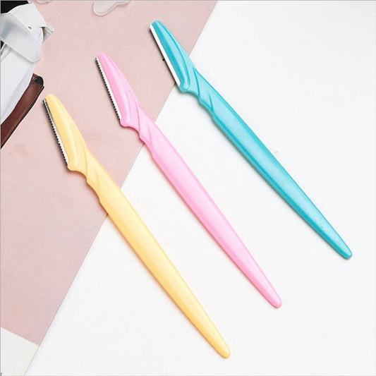 Pack Of 3 Eyebrow Trimmer Safety Razor Face Shaver Blades.