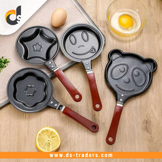 Creative Convenient Omelet Non-Stick Frying Pan (Random Design)