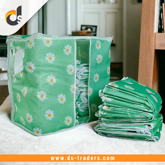 Jumbo Size Multipurpose Storage Bag & Organizer for Clothes & Blanket