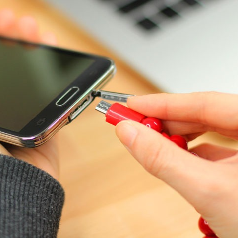 USB Beads Bracelet Data Cable For Android
