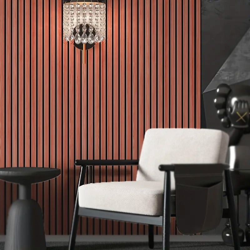 Wood Texture Wall Sheet Brown/Black Combo